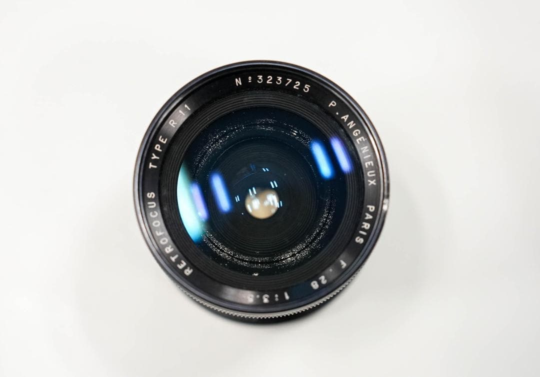 希少名玉。美品 P.Angenieux 28mmF3.5 R11 EFアダプタ付