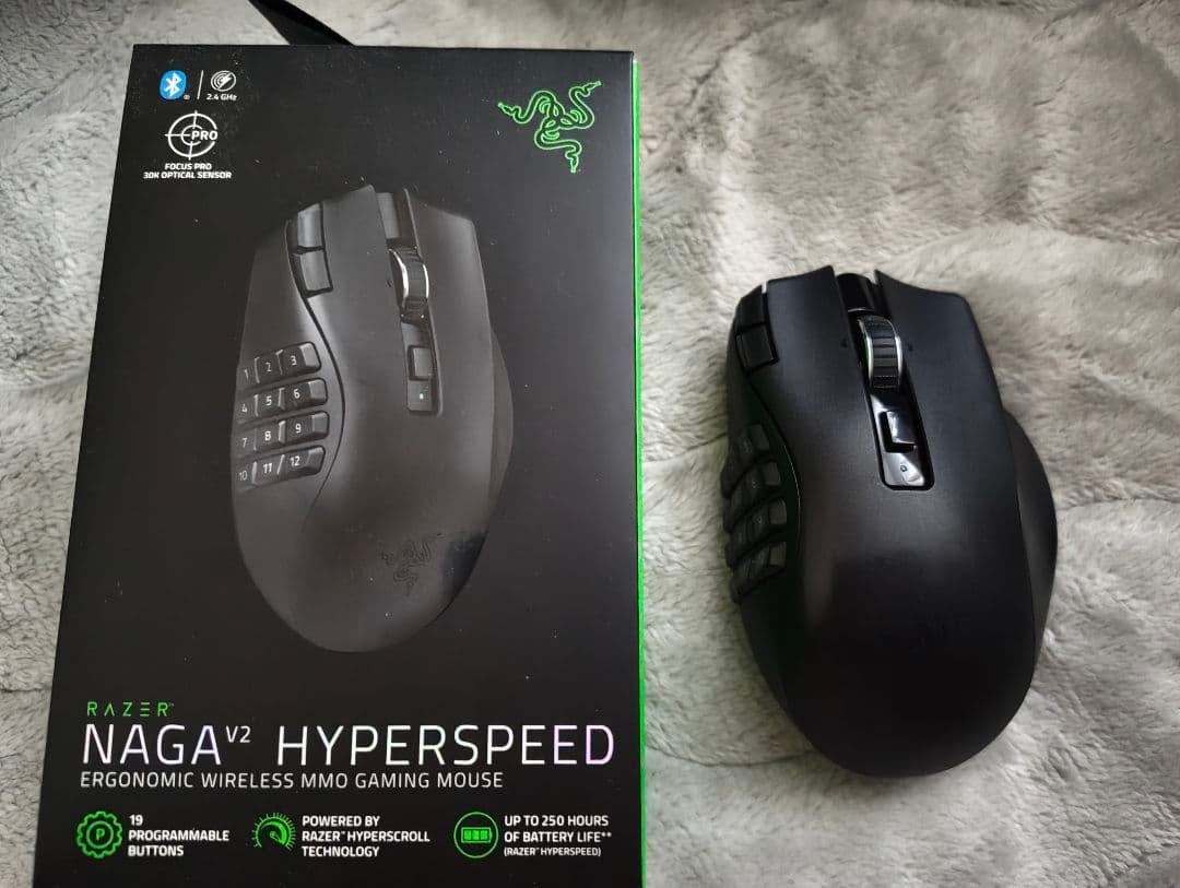 レイザー ゲーミングマウス Razer Naga V2 HyperSpeed Amazon.co.jp: Razer(レイザー) Naga V2 HyperSpeed MMOに最適な多