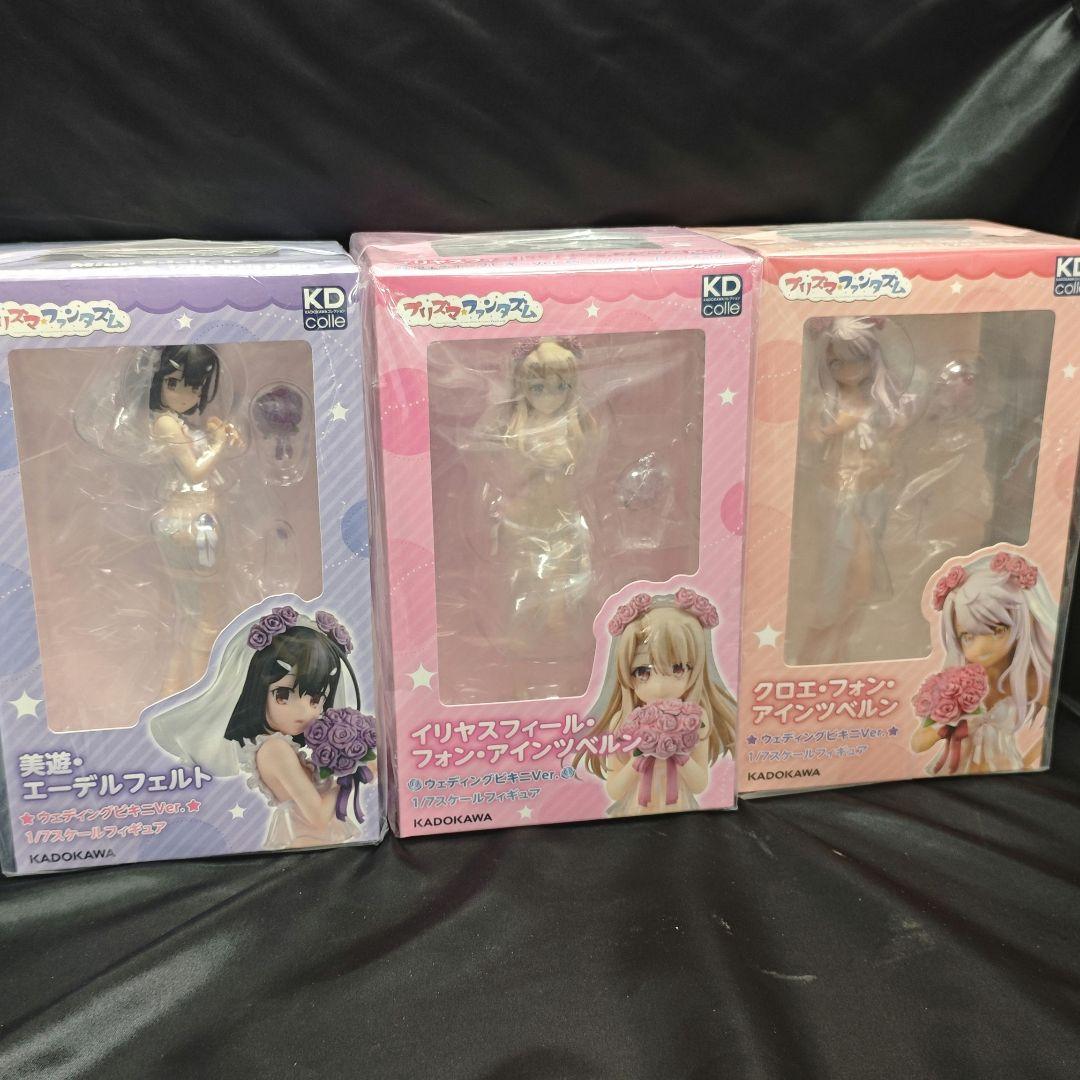 未開封正規品】イリヤ 美遊 クロエ ウェディングビキニVer フィギュア