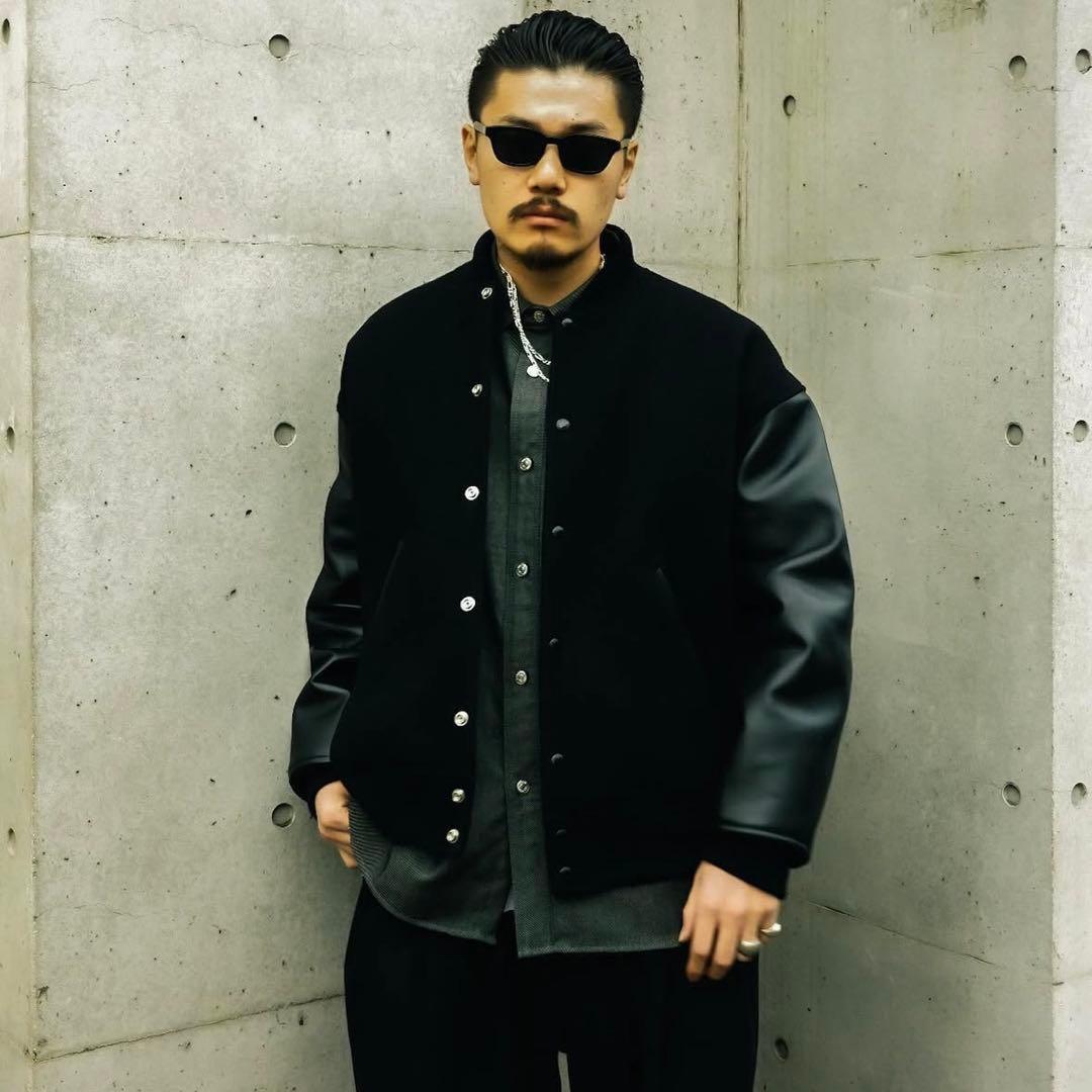 COOTIE Wool Melton Stadium Jacket スタジャン - メルカリ