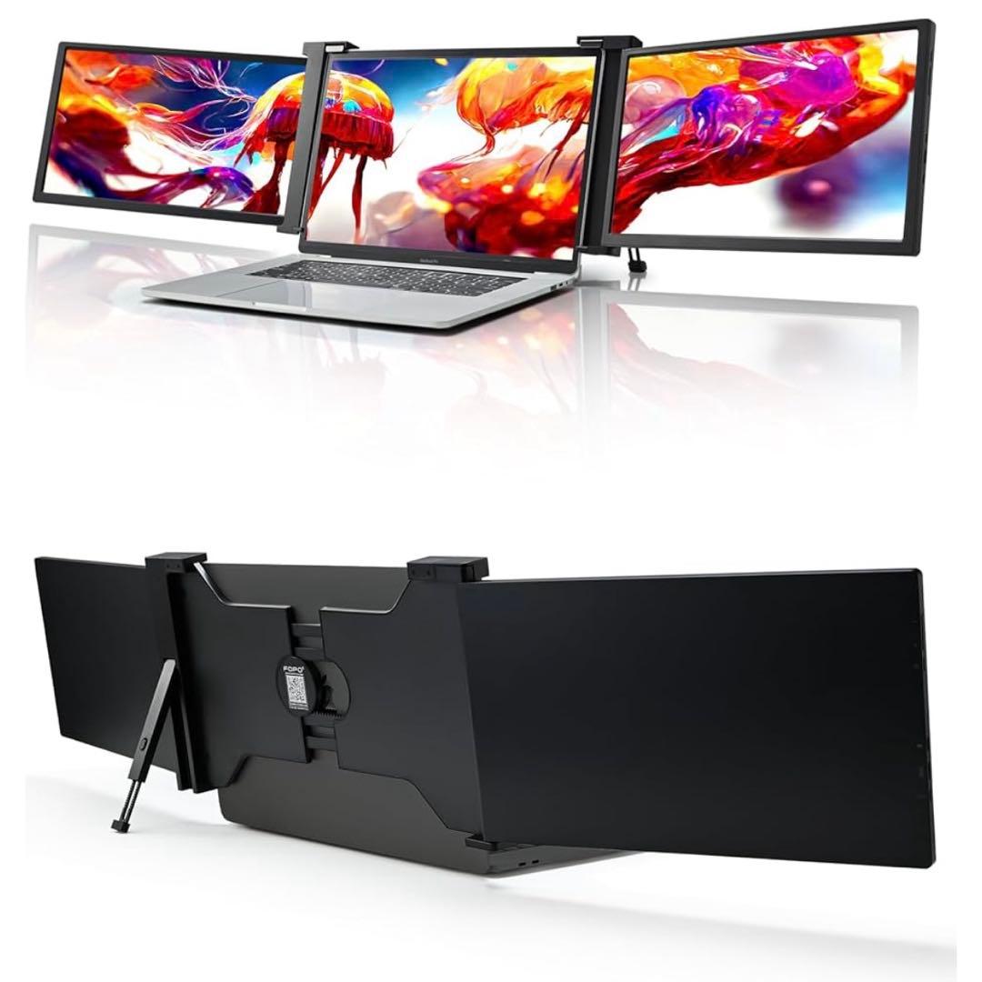 FOPO ノートパソコン デュアルモニター 13.3インチ モデルS16 Amazon.co.jp: FOPO 13.3インチ トリプルポータブルモニター 14〜17.3