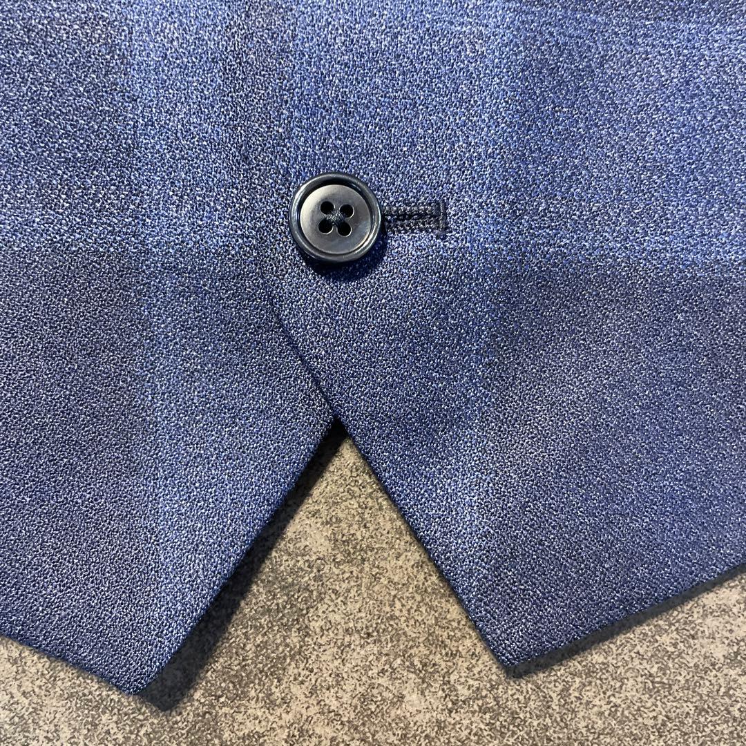 LARDINI横浜高島屋正規店購入 ジレ チェック柄 シルク混 定