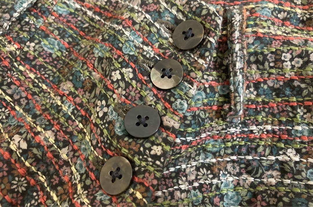 KAPITAL キャピタル 刺し子 ステッチ アミッシュ ワイド パンツの通販