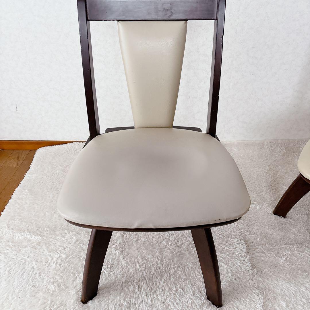 snn02miya様リクエスト品 難有 2脚セット】NITORI ニトリ 回転式