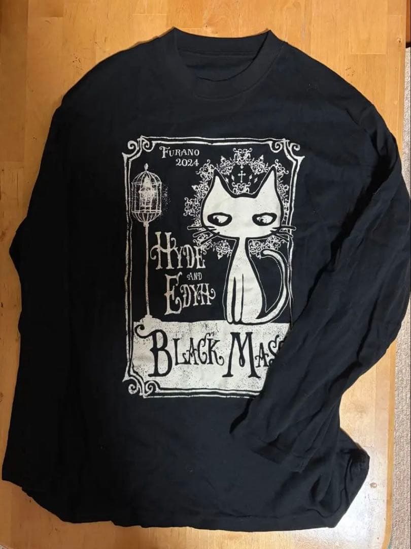 HYDE 黒ミサ 富良野 2024 エディ ロングスリーブTシャツ ロンT M