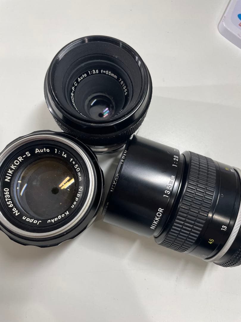 豪華 Nikon FE+一眼レフカメラ Fレンズセット