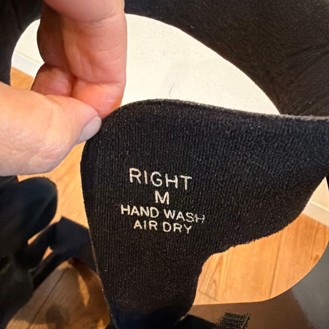 DONJOY 膝サポーター 黒《右膝用　前十字靭帯用装具》　サイズM