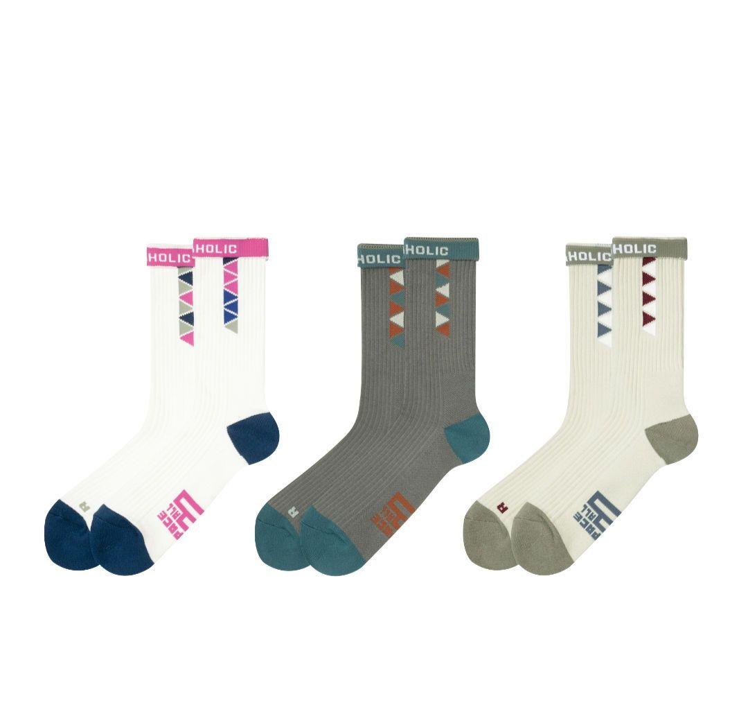 歯抜け小僧様専用】ボーラホリック ソックス3足セット - メルカリ