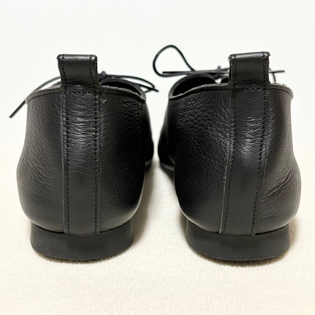 未使用級☆Recipe レシピ レースアップシューズ レザー 25.0cm