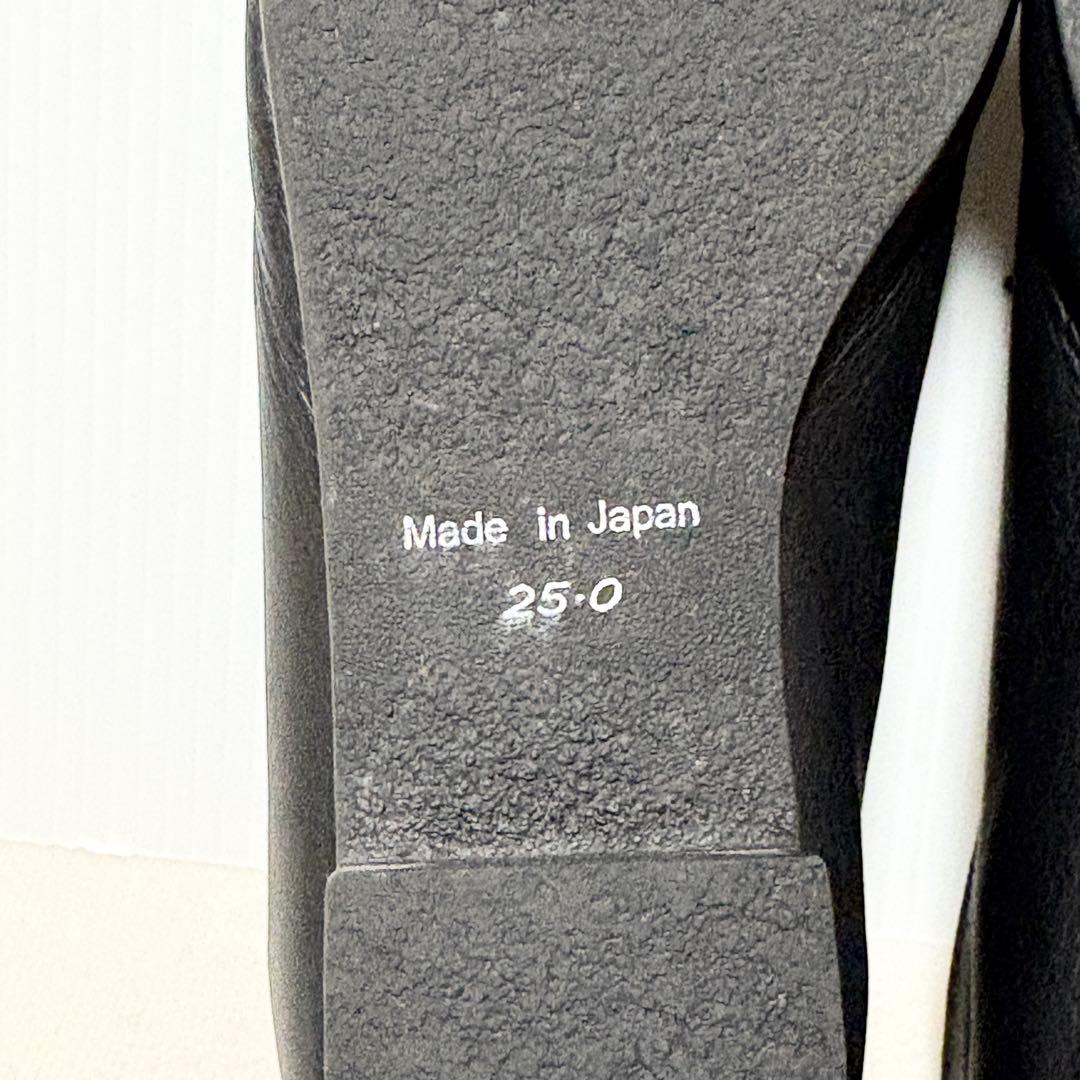 未使用級☆Recipe レシピ レースアップシューズ レザー 25.0cm