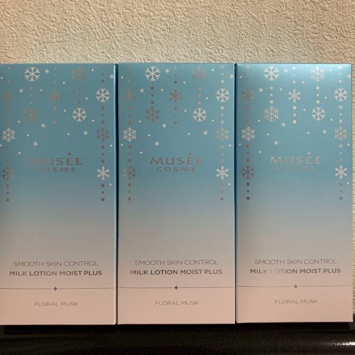 ミュゼ ミルクローションモイストプラス フローラルムスクの香り 3本