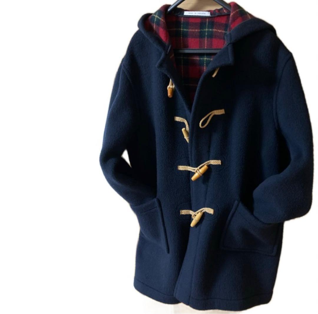 MONTGOMERY モンゴメリーネイビー ダッフルコート Lメンズ 英国製