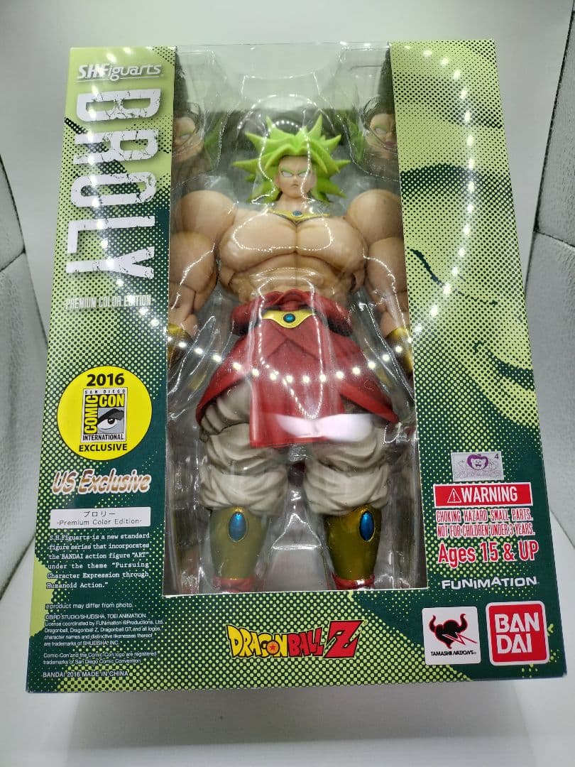 新品 ドラゴンボールZ S.H.Figuarts ブロリー フィギュア コミコン