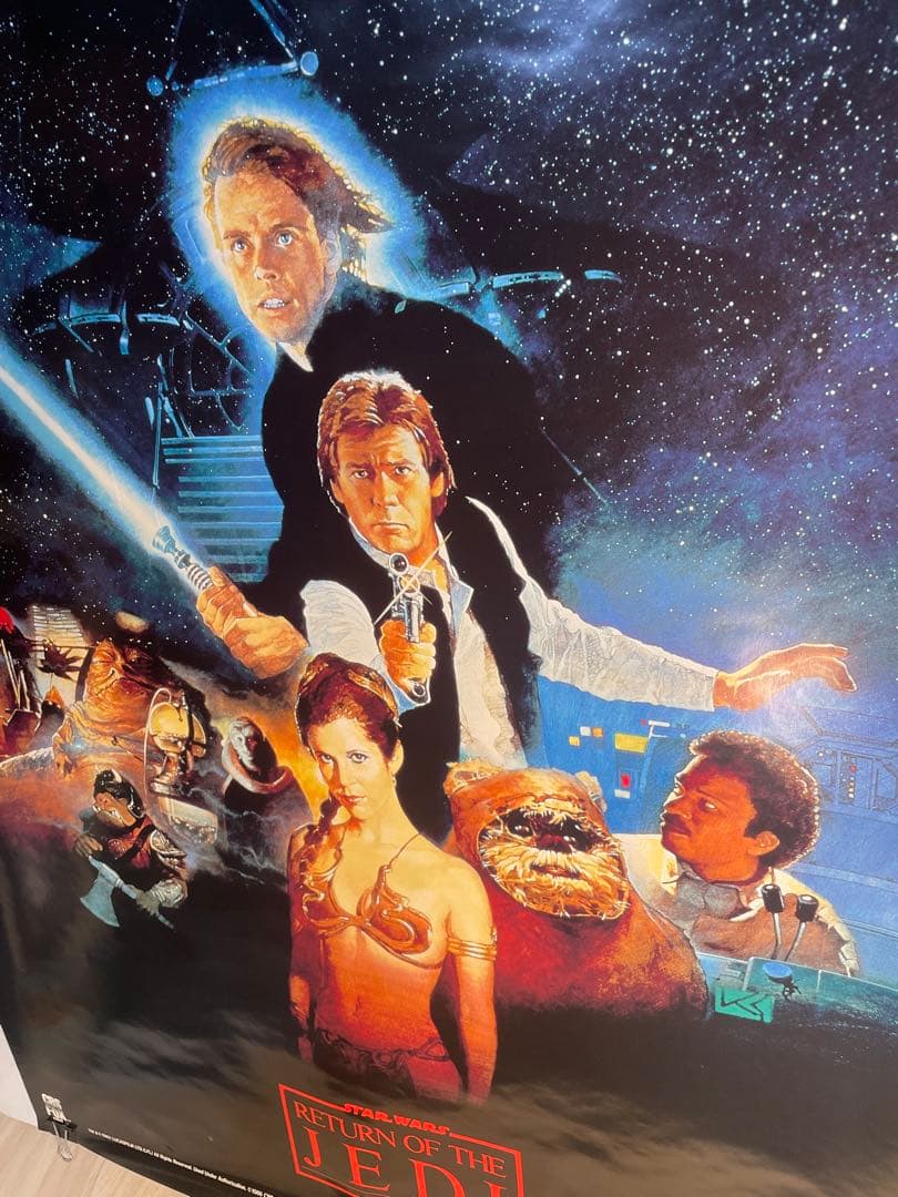スターウォーズ ジェダイの帰還 VHD 販促ポスター 1986年製 - メルカリ