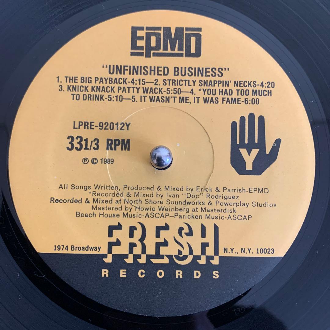 EPMD UNFINISHED BUSINESS レコード - メルカリ