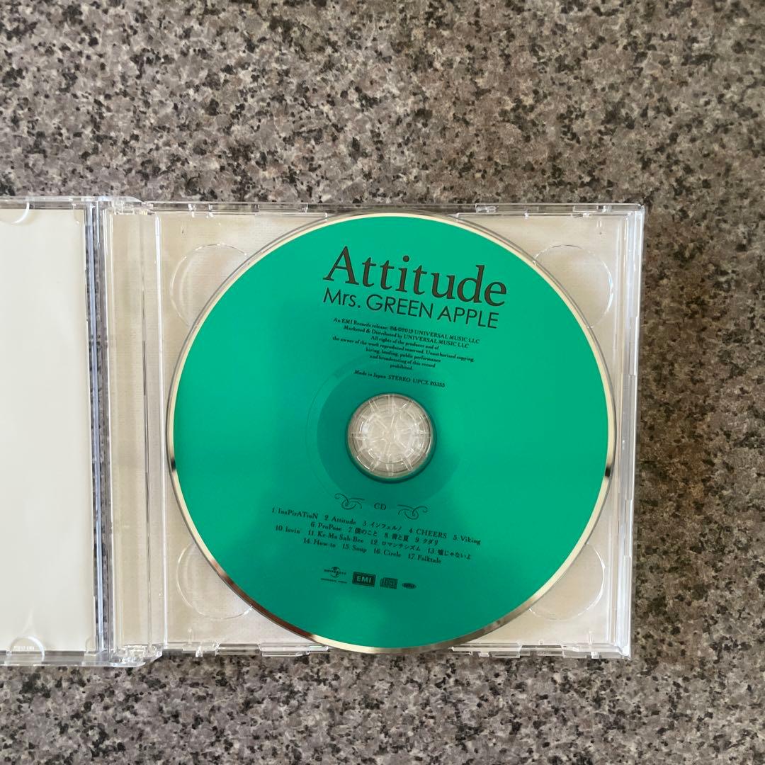 Mrs. GREEN APPLE Attitude 初回限定盤 CD DVD - メルカリ