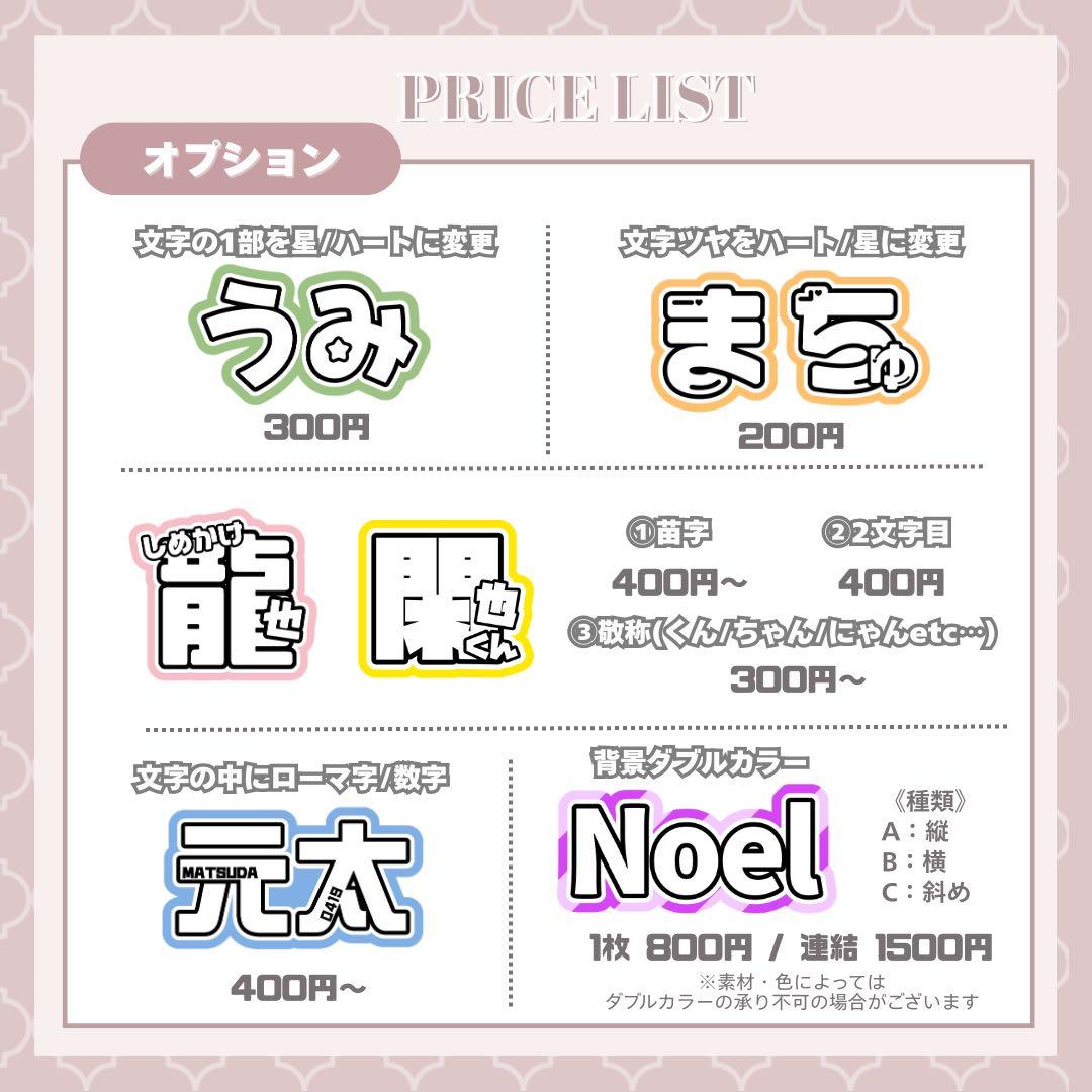 うちわ文字 オーダーページ 文字パネル うちわ屋さん - メルカリ