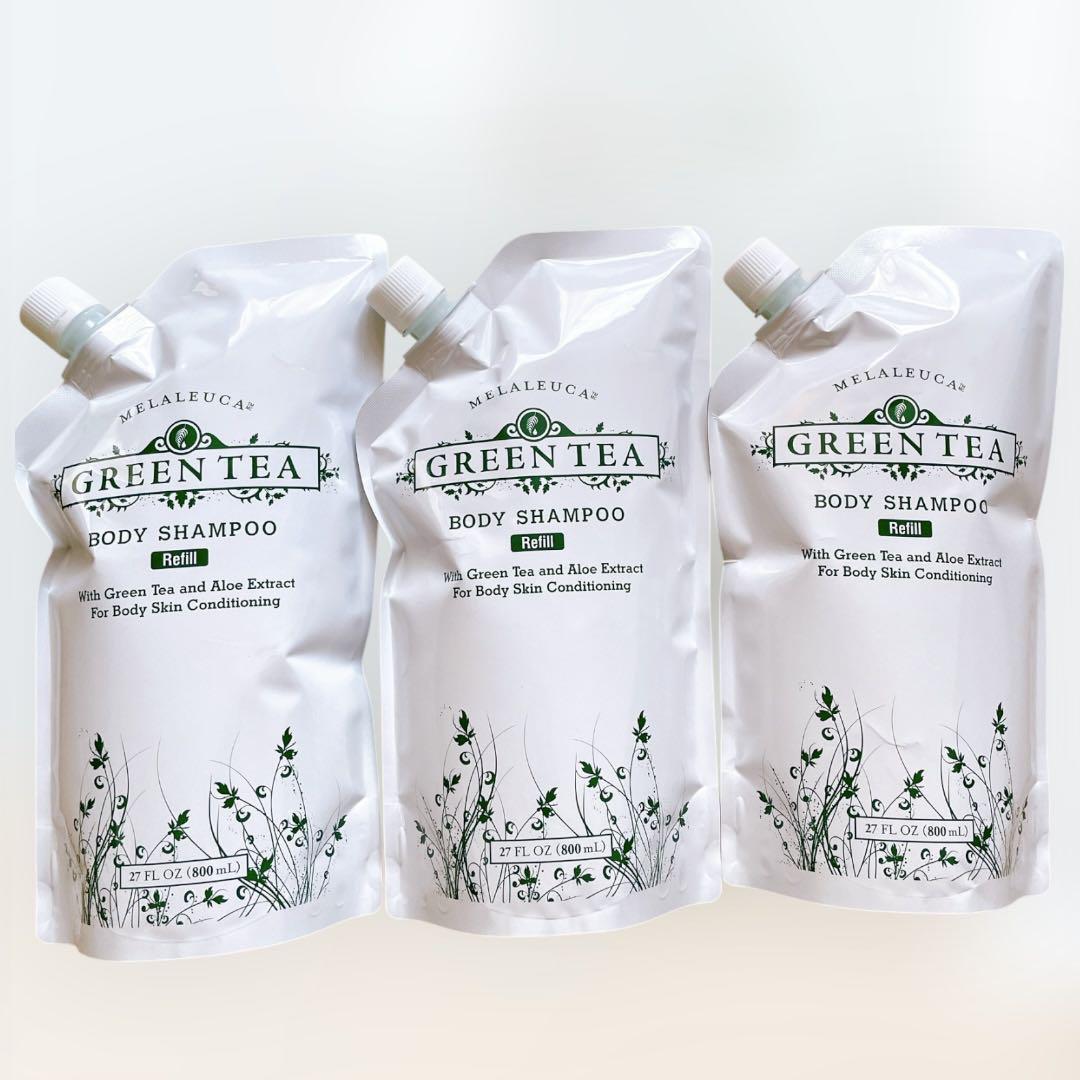 メラルーカ ボディシャンプー グリーンティー800ml 詰替え3点