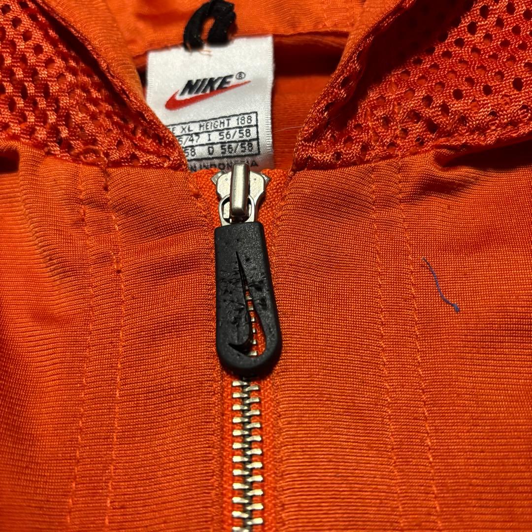90's NIKE ナイキ ナイロン テックメッシュベスト オレンジ XL - メルカリ