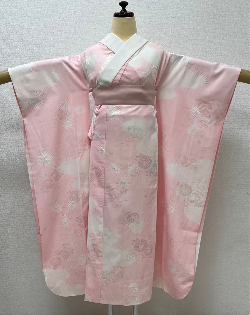 振り袖 フルセット 長襦袢 金彩加工 刺繍入り ますいわ屋 重ね襟付き