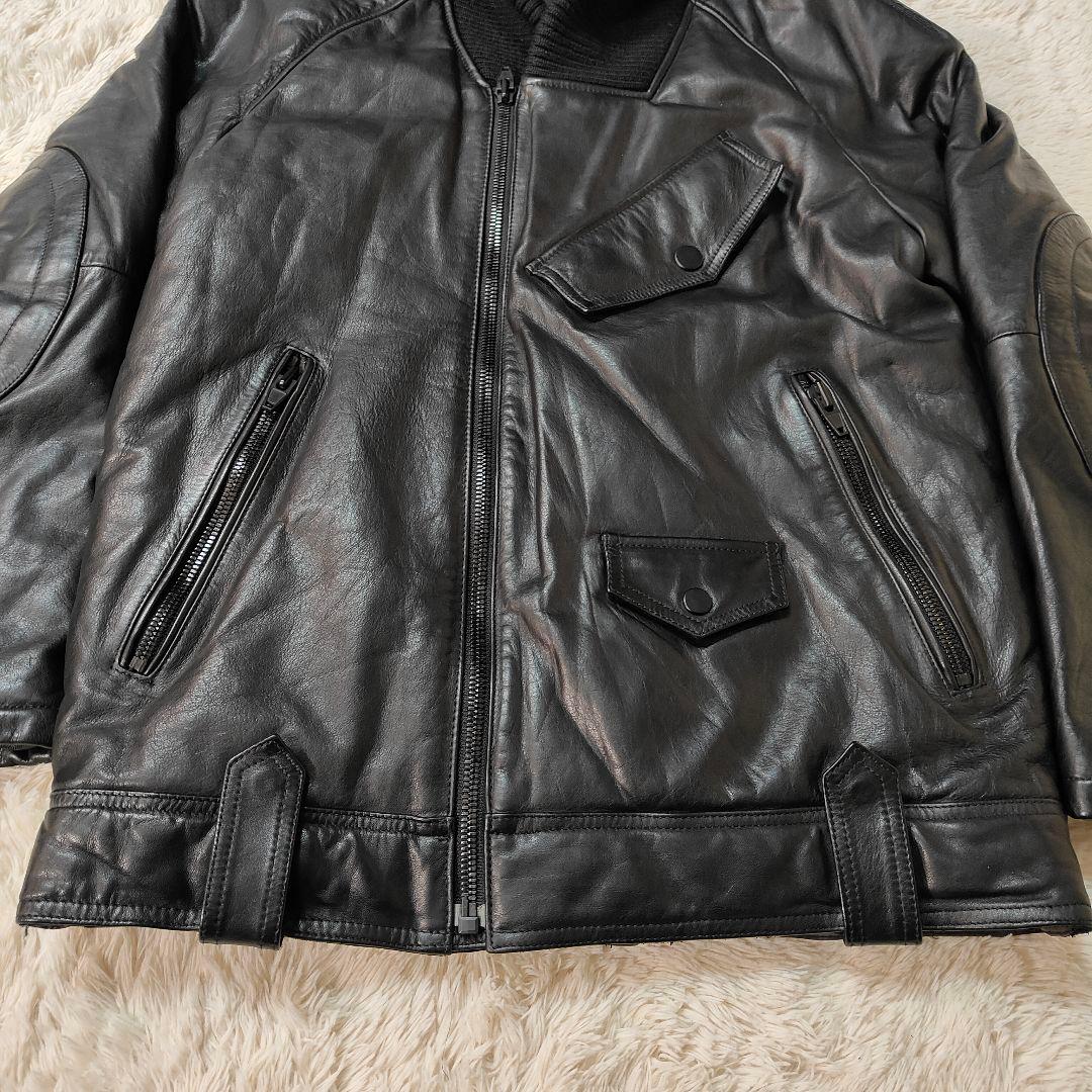 極美品✨無骨✨希少コラボ✨ALEXANDER WANG H&M レザージャケット