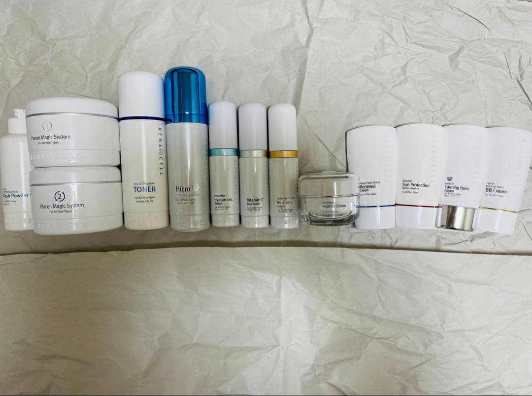 Rene Cell パーフェクトスキンシステム13点　高価プレゼント付き Amazon.com: RENECELL Ultimate Skincare Collection (10EA) Full Set