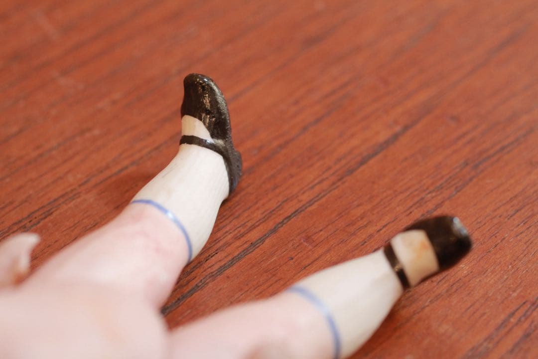 mellow様専用アンティーク ビスクドール ミニョネット SWC - メルカリ