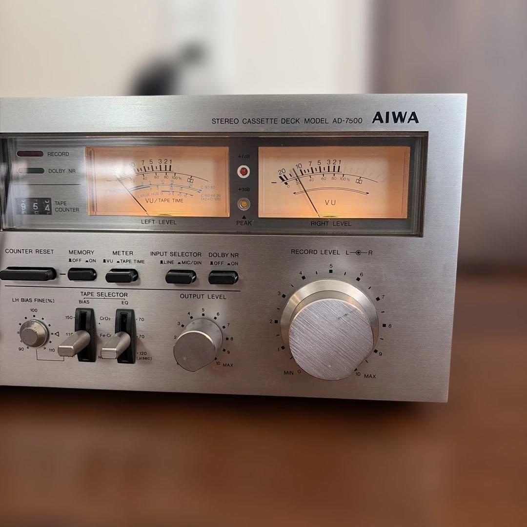 AIWA アイワ AD-7200 ステレオカセットデッキ 稼働品 テープデッキ