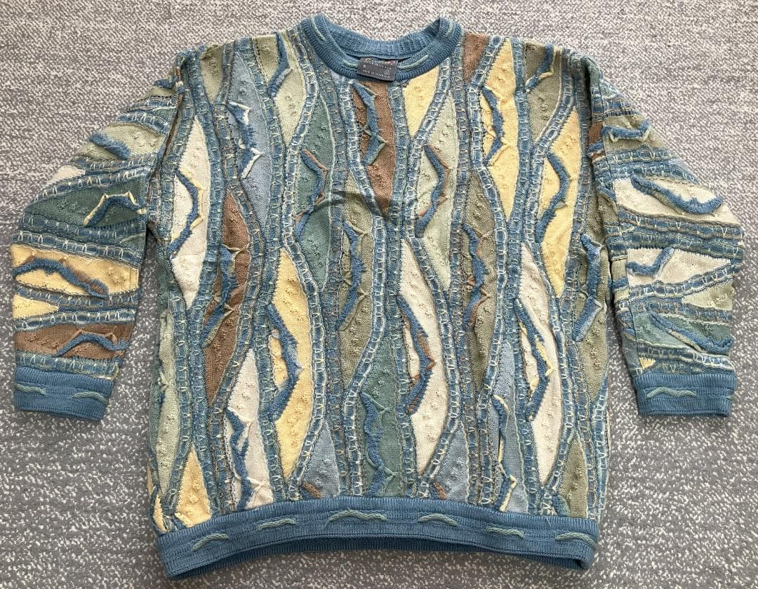 最終値引き　COOGI クージー マルチカラー ニットセーター COOGI(クージー) / ニット・セーター(厚手)/XS/--/マルチカラー | 古着