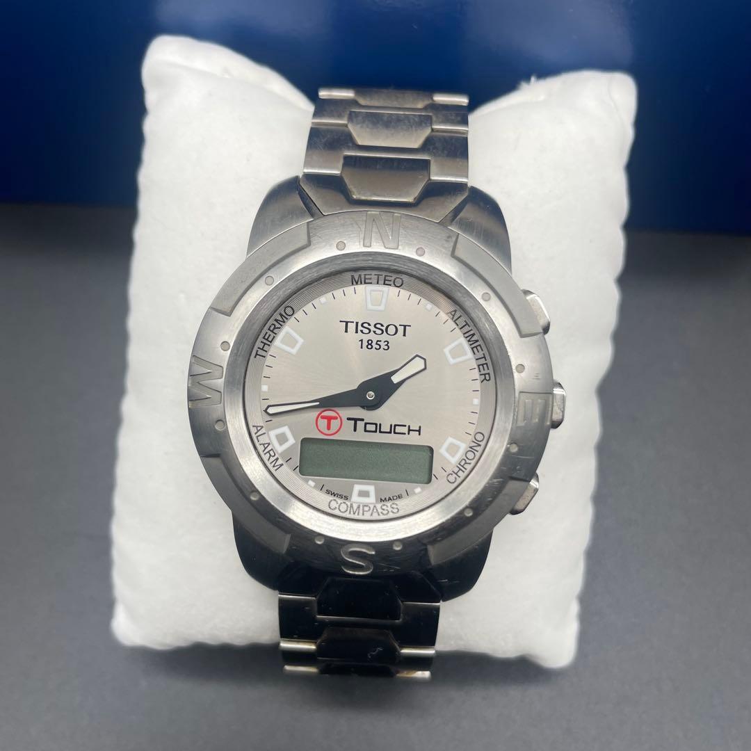 ◯ TISSOT ティソ TTOUCH 1853 シルバー 腕時計 不動品 - メルカリ