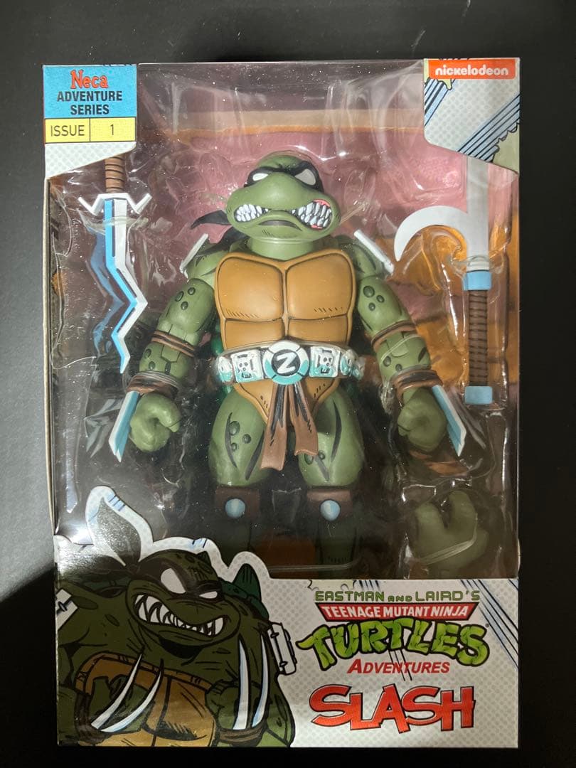新品未開封】NECA ニンジャタートルズ スラッシュ フィギュア - メルカリ