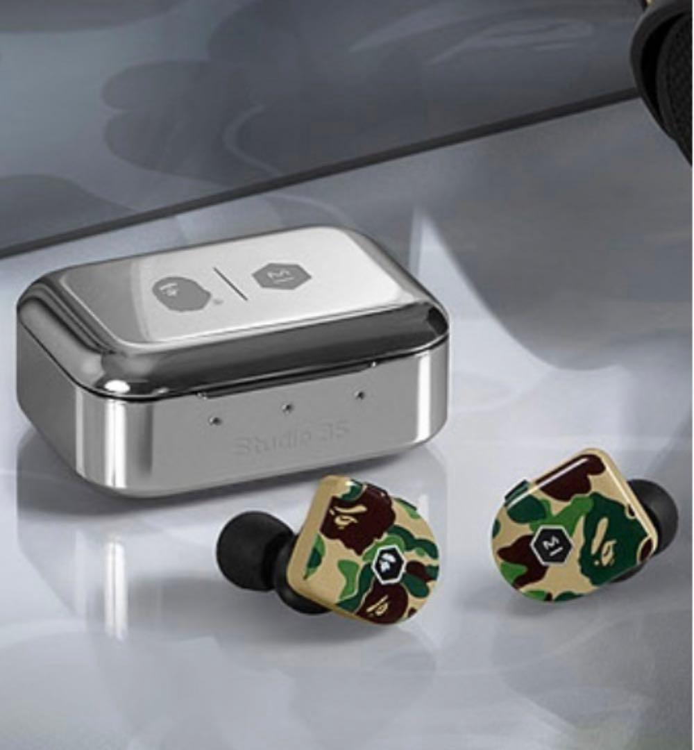 価格テレビ・オーディオ・カメラ - ワイヤレスイヤホン 新品 BAPE