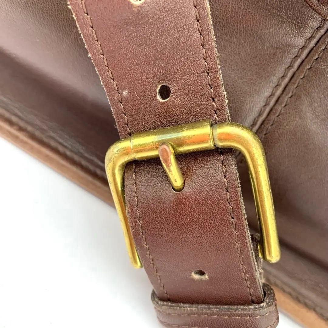COACHオールドコーチ レザー 2way ビジネスバッグ 0546 ブラウン
