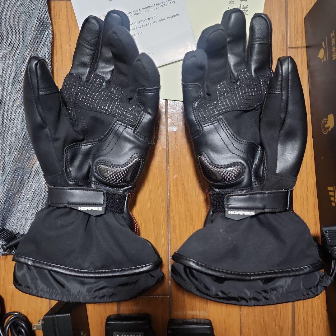 Hompres 2025年 電熱グローブ 11.1V モデルA　Lサイズ