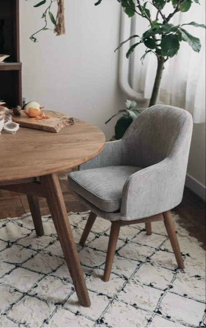 unico PIIVO ピーヴォ ダイニング デスクチェア ウニコ 美品 グレー