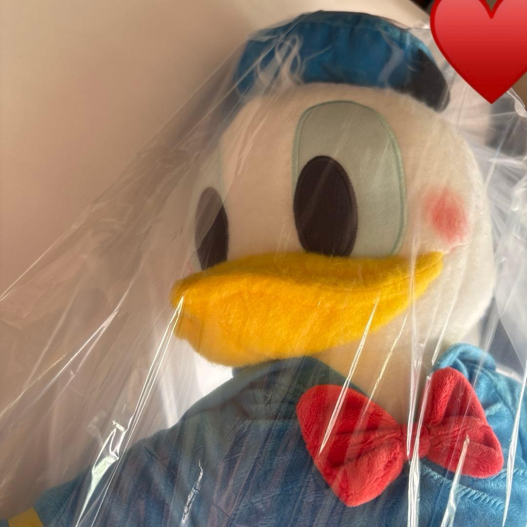 新品未使用DisneyドナルドダックVーBIGぬいぐるみ(おんぶ紐付き