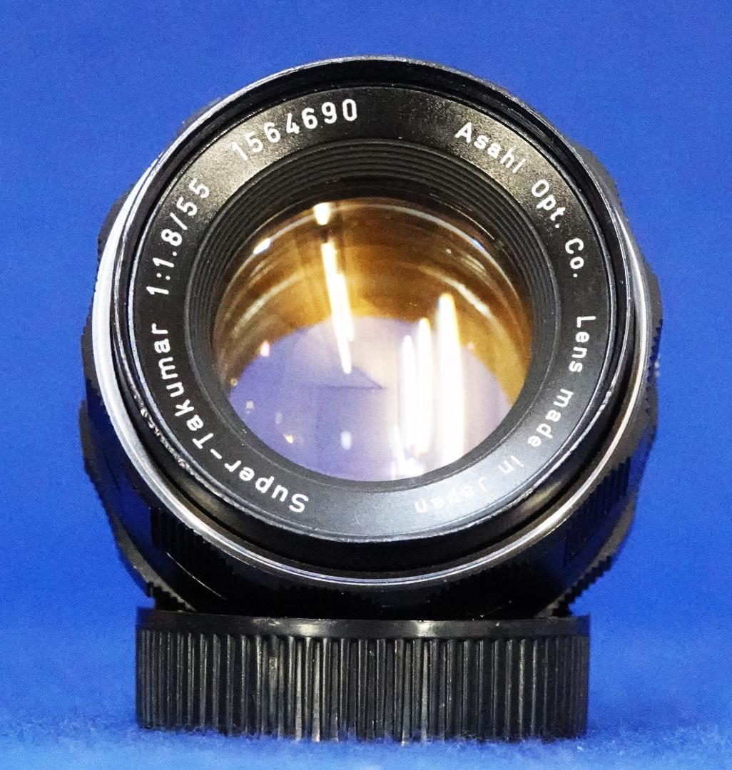 1564690　特級虹色フレア　後期型Super-Takumar　F1.8/55
