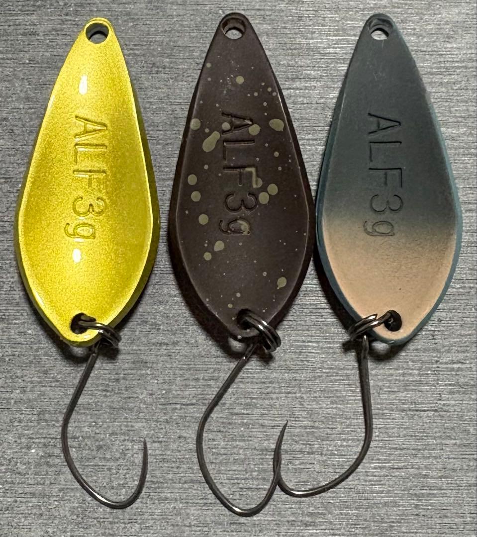 ALF ジュラルミン 3g 陰キャコラボカラー 3色セット アウトドア・釣り