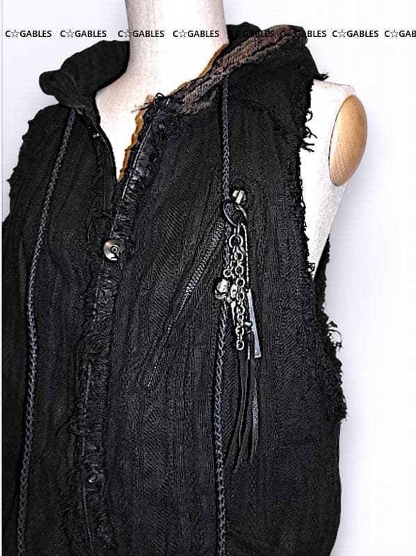 KMRII ケムリ BLACK SHADOW フード付きベスト 激レア 希少 - メルカリ