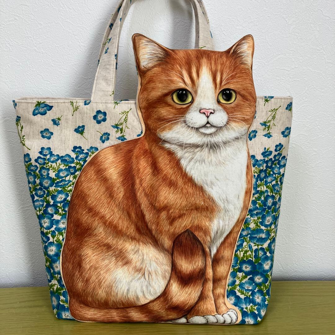 コヤンイサムチョン ネモフィラ 超ビッグふっくらネコちゃん 横41縦30