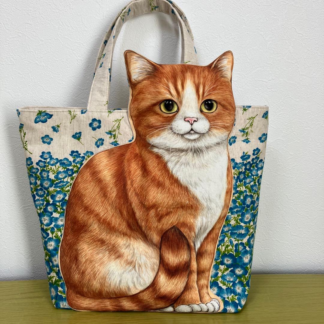 コヤンイサムチョン ネモフィラ 超ビッグふっくらネコちゃん 横41縦30