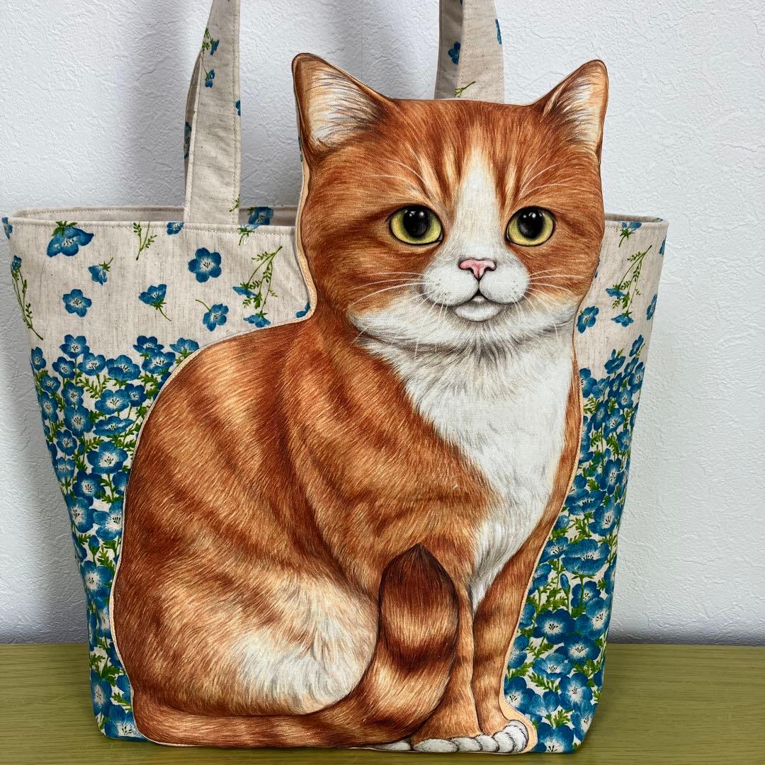 コヤンイサムチョン ネモフィラ 超ビッグふっくらネコちゃん 横41縦30