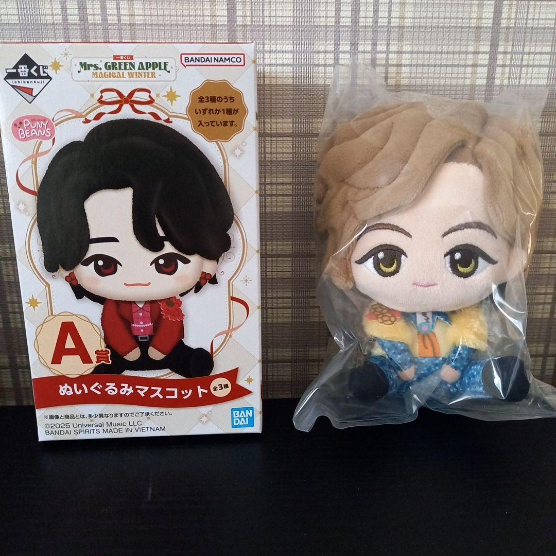m*i様 Mrs. GREEN APPLE 一番くじ ぬいぐるみマスコット A賞 - メルカリ