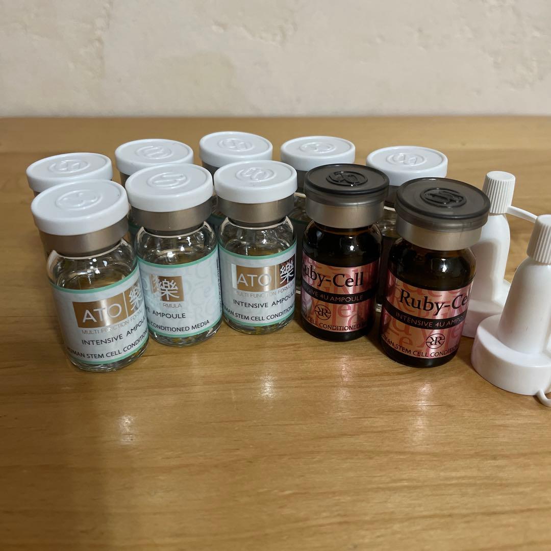 ルビーセル セラムセット10本 キャップ2本付き - メルカリ