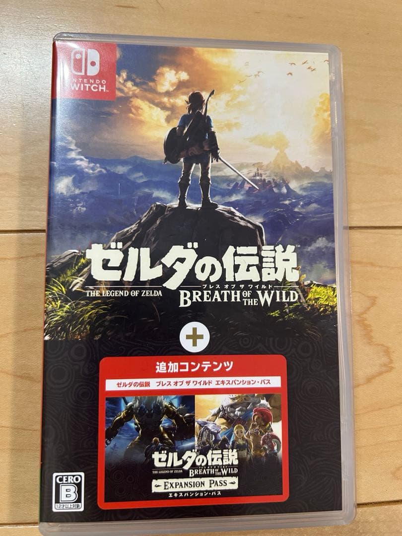 ゼルダの伝説　ブレスオブザワイルド+ エクスパンションパス　中古品 Nintendo Switch 中古 ゼルダの伝説 ブレス オブ ザ ワイルド +