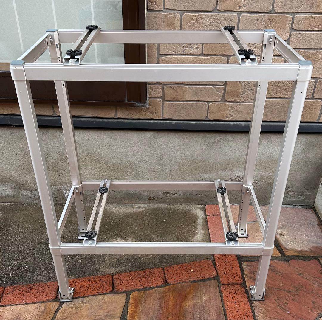 アルミ製 エアコン室外機据付台 2段置用架台 スカイキーパー 中古