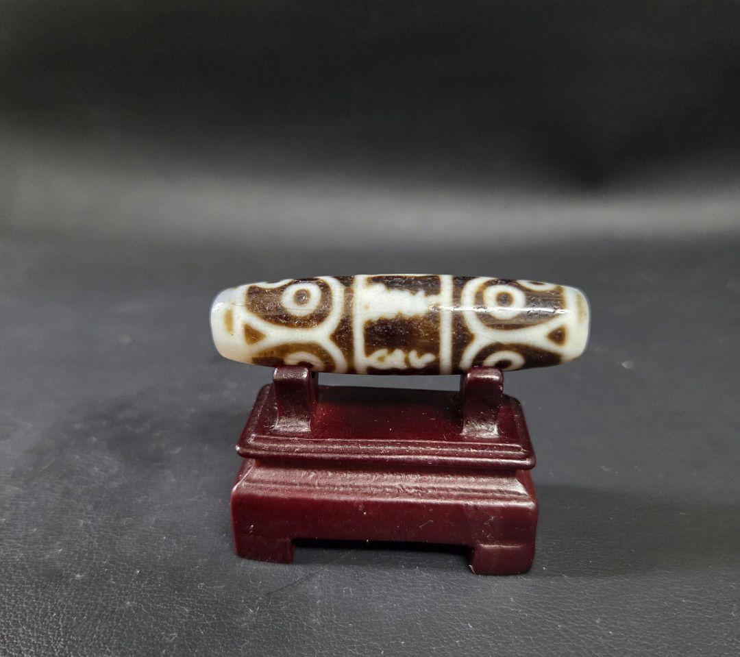 861 天珠 六字真言 梵字 十二眼天珠 貴重 珍品 dzibea