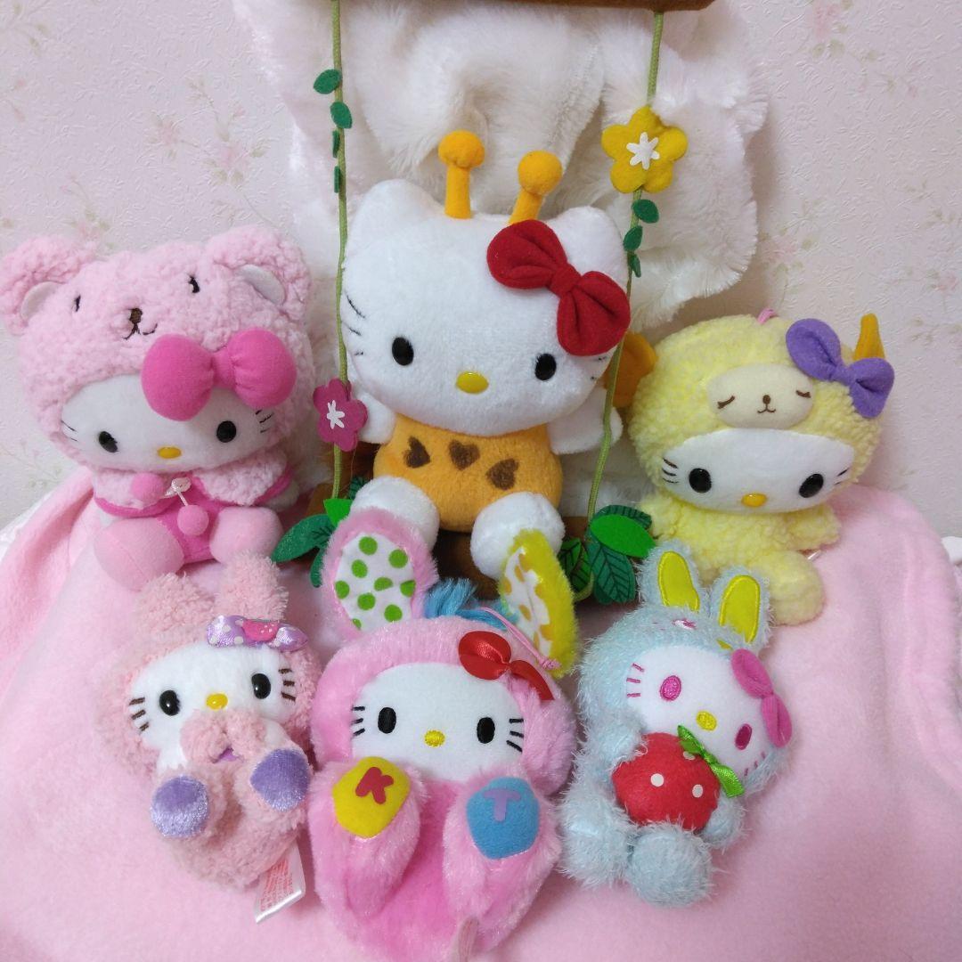 キティ6体セットハローキティのぬいぐるみトキご当地キティ
