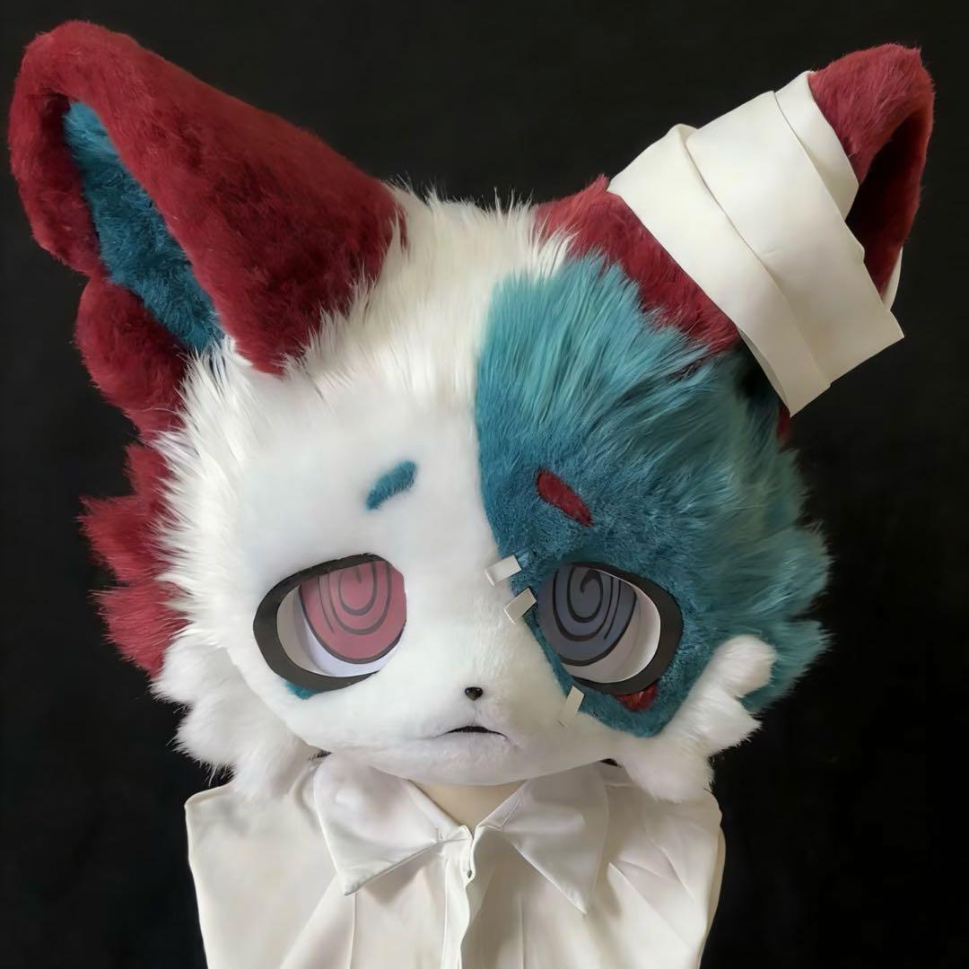 ケモノ 着ぐるみ コスプレ ファーマスク m70562630918_1.jpg?1733080306