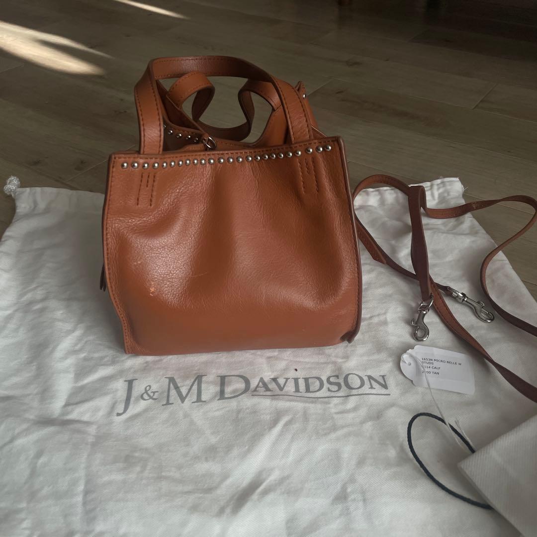 J&M davidson belle micro ブラウン キャメル - メルカリ